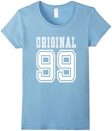 Women's 1999 T-shirt 18th Birthday Gift 18 Year Old B-day Present Small Baby Blue