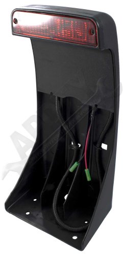 APDTY 55055280AB 3rd Third Brake Light / Lamp Assembly Center High Mounts Above Spare Tire on 1997-2006 Jeep Wrangler TJ