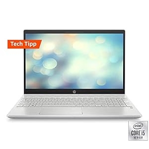 HP Pavilion 15-cs3223ng (15,6 Zoll / Full HD) Laptop (Intel Core i5-1035G1, 8GB DDR4 RAM, 32GB Intel Optane, 512GB SSD, Nvidia GeForce MX250 2GB GDDR5, Windows 10 Home) silber, 512GB SSD +32GB Intel Optane
