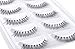 Fake Nature Eyelashes, FFLEMON 15 Pairs False Eyelashes, 3 Styles Multi pack in bulk, Super Nature Soft Invisible Stem Lashes, Reusable (W15-1)