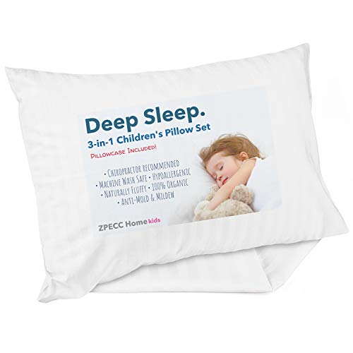 ZPECC Organic Cotton Toddler Pillow
