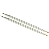 HiyaHiya Interchangeable Needle Tips 4 inch (10cm) Steel Size US 6 (4mm) HISTINTIP4-6