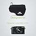 MegaGear ''Ultra Light'' Neoprene Camera Case Bag With Carabiner For Panasonic Lumix Dmc‑Lx100 Digital Camera (Black)