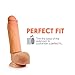 'Topco Sales Tommy Gunn Be Him Cyberskin Penis Extension, Cock sleeve, Size and pleasure Enlager&Enhancer, Proven body-safe Stretchy Material, Ultra-soft, Water-based Lube Applicative for Men & Couple