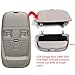 G-PLUS Fit for 1999-2001 Dodge Ram 1500 2500 3500 Car Overhead Console Sunglass Holder Lid with Stronger Latch Front Eyewear Case Storage Box OEM SN96TL2AA