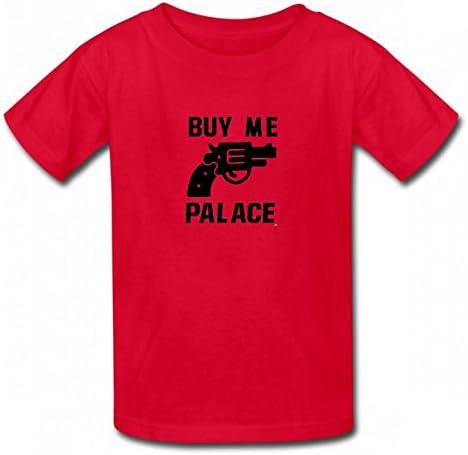 LNZUYD Buy Me Palace Palace Skateboard Cool Tshirt Printed Cotton T-Shirts Tops Logo Authentic Kid Tee Red