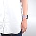 QIBOX Bands Compatible with Versa, Woven Fabric Wrist Strap Watch Special Edition Replacement Bands Classic Square Stainless Steel Buckle Compatible with Versa Smart Watch