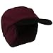 e4Hats.com Oversize Fleece Warmer Flap Cap - Wine OSFM