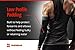 Padded Arm Sleeves, Compression Elbow Protection with Non-Slip Sweat-Resistant Design for OCR, Baseball, Football, Ideal for Men, Women and Youth, Medium, Black/Gray