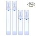IHUIXINHE 4PCS 10ml 15ml Clear Empty Refillable Airless Pump Cream Lotion Bottle and Super Fine Mist Spray Bottle (1PC Soap Mesh Bag Incl)
