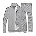 Real Spark Men's Athletic Full-Zip Jogger Sweat Suit Sports Sets Casual Tracksuit