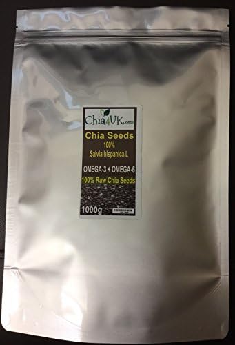 chia4uk ltd Raw chia seeds 1kg get 200g extra free (500g)