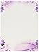 Purple Passion Stationery Paper - 100 Sheets