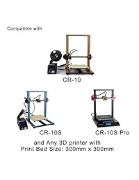 Placa de impresión de superficie para CR 10 CR 10S Pro 3D con calefacción original Creality