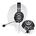 Audio-Technica ATH-M40x Professional Monitor Headphone -Includes- Antlion Audio ModMic 4 Attachable Boom Microphone - Noise Cancelling w/Mute Switch and Blucoil Y Adapter - Gaming Bundle