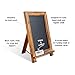 Rustic Torched Wood Tabletop Chalkboard / Vintage Wedding Table Sign / Small Kitchen Countertop Memo Board / Antique Wooden Frame (9.5” x 14” Inches)