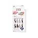 KISS Glam Fantasy Ultimate Diamond Nails Silver Stiletto 28 Nails KGFD05X