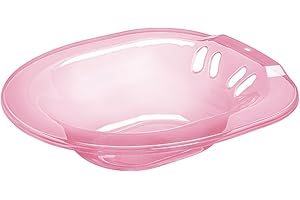 Sitz Bath Toilet Seat Postpartum Care, Hemorrhoids, Steam Sitz Bath Basin for Soaking (Pink)