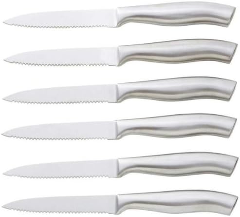 Slitzer Germany® 6pc Stainless Steel Steak Knife Set