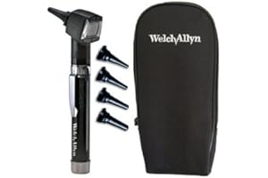 Welch Allyn Diagnostic Otoscope Set - PocketScope Junior with Handle and Soft Case