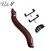 VALE Adjustable Violin Shoulder Rest with Free Violin Mute - Wood Style