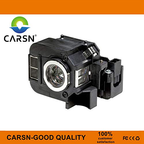 ELP-LP50 V13H010L50 Replacement Projector Lamp for Epson EB-824 EB-825 EB-826W EB-84 EB-84e EB-84he EB-85 EMP-825 EMP-84he PowerLite 826 EB-84H EB-84EDU, Lamp with Housing by CARSN