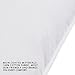 puredown Natural White Goose Feather Down Pillow Egyptian Cotton Cover 500 Fill Power King Size Set of 2