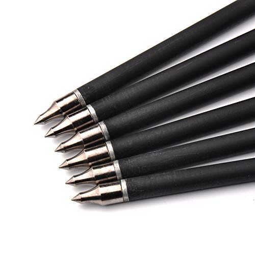 Musen 20 Inch Carbon Archery Crossbow Bolts, Crossbow Arrows with Removable Tips, Hunting and Target Practice Crossbow Bolts, 12 Pack Blue - Thumbnail 2