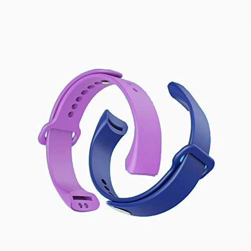 L@YC Smart Pedometer Bracelet Detection Heart Rate Information Call to Remind IP68 Waterproof Swimming Fitness Tracker, Purple