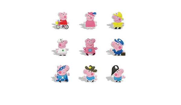 XIDUOBAO Imán para Nevera (9 Piezas, Diseño de Peppa Pig con ...