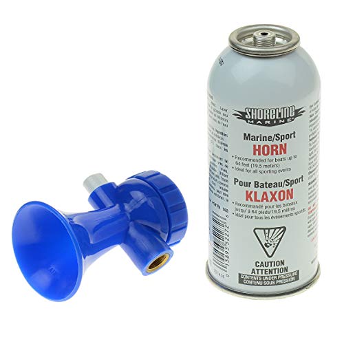 Shoreline Marine Air Horns 120 Decibels Sound, Audible Up to 1 Mile