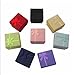 JASSINS 12 PCS Random Color Round and Square Shape Cutely Small Gif t Giftbox Present Box for Ring Earrings Jewelry (12 pcs Assorted Color and Shape) by JASSINS