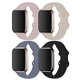 RUOQINI 4 Pack Compatible with Band 38mm 40mm,Sport