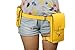 xcoser Badgirl Belt Yellow Deluxe PU Holster Pouches Cosplay Costume Accessory
