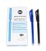 Friction Erasable Pens - Value Pack of 6 Black & 6 Blue Pens with Ultra Fine 0.38mm Point - 12 Erasable Gel Pens - Best for Smooth Writing & Easy Correction - Back to School Supplies - by Hieno
