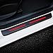 Car-Styling For Fiat 124 Spider 2017 2018 Car Car Door Sill Door Entry Guard Car Door Entry Protectorss Stickers 4D Carbon Fiber Vinyl Sticker