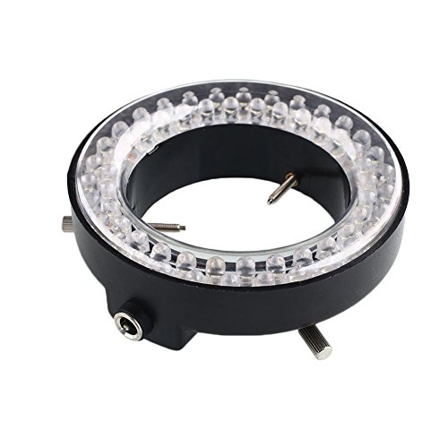 Leaftree 60-LED Adjustable Ring Light Illuminator Lamp for Stereo Zoom Microscope