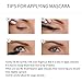 4D Silk Fiber Lash Mascara, 2 Pieces Waterproof Long Lasting Eyelash Mascara, Silicone Brush Head, Smudge-Proof, Black (Color 1)