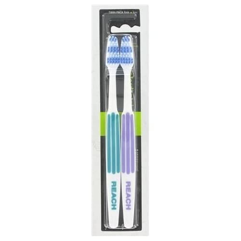 Listerine Duo Reach Interdental Firm Toothbrush - Pack of 2