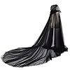 GRACEART Bruids Hooded Cape Lange Rug Bruiloft Cape Met Capuchon Kapel Sluier Mantilla