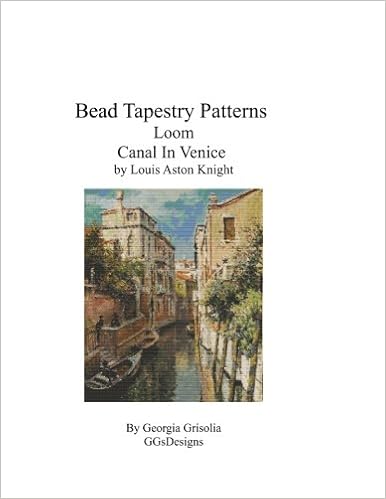 Bead Tapestry Patterns Loom Canal In Venice By Louis Aston - 