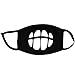 Super Hunter Outdoor Protective Cartoon Teeth Cotton Face Mouth Mask Suitable for Adults