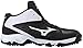 Mizuno Men's 9 Spike ADV Erupt 3 MID BK-WH-M, Black | White, 9 M US
