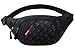 Big Mango Multi-Purpose Dumpling Shaped Waist Bag Fanny Pack with 110cm Adjustable Belt for Apple iPhone 4, 4s, iPhone 5, 5s, 5c, Samsung Galaxy Note2, Note3, S4, S3, HTC - Black