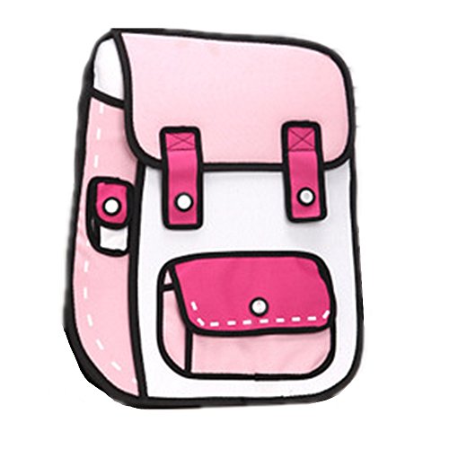 Animated Backpack. FOLLOWUS 2D Drawing Cartoon Bag Comic Backpacks