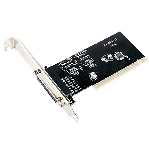 Ubit PCI-1P Parallel Port Expansion Cards, Multiple PCI to DB25 LPT Converter Adapter Controllers, 25-Pin Interface Cards for Desktop PC Printers - Thumbnail 6