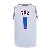 CNALLAR Mens Basketball Jerseys Taz !# Space Movie Shirts