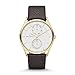 Skagen Men's 'Klassik' Quartz Stainless Steel and Leather Dress Watch, Color:Brown (Model: SKW6066)