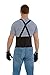 Back Support Belt with Attached Suspenders, Quick Adjust Elastic Outer Panels
