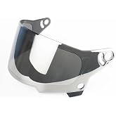 KISHACZ Motorcycle Helmet Visor for Bell Eliminator, Scratch-Resistant Protective Motorcycle Face Shield, Anti-Fog Replacement Face Shield Lens Accessories,C Silver